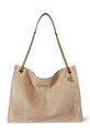 Lauren Ralph Lauren velúr táska velúr bőr bézs 431969418