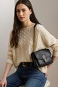 Δερμάτινη τσάντα Lauren Ralph Lauren 431974552 μαύρο