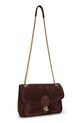 Τσάντα σουέτ Lauren Ralph Lauren 431974554 καφέ AW25