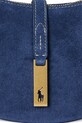 Semišová kabelka Polo Ralph Lauren 428922880 námořnická modř