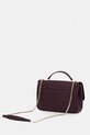 Akcesoria Patrizia Pepe torebka skórzana 8B0228.L001 bordowy