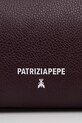 Patrizia Pepe poșetă de piele burgundia 8B0255.L001
