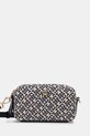 Τσάντα Tommy Hilfiger υφασμάτινο σκούρο μπλε AW0AW17443
