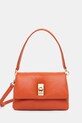 Tommy Hilfiger poșetă de piele uni portocaliu AW0AW17638