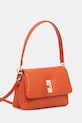 Kožená kabelka Tommy Hilfiger AW0AW17638 oranžová AW25