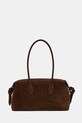 Yuzefi torebka zamszowa BRIOCHE DUFFLE nie mieści A4 brązowy YUZPF25.HB.BD.S004