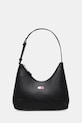 Tommy Jeans poșetă uni negru AW0AW17548