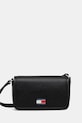 Tommy Jeans poșetă uni negru AW0AW17553