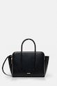 Calvin Klein torebka skórzana skóra licowa czarny LV04F3034G