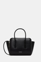 Calvin Klein torebka skórzana skóra licowa czarny LV04F3057G