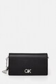 Calvin Klein torebka nie mieści A4 czarny LV04F3103G
