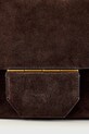 Τσάντα nubuck AllSaints URSA W321XC καφέ