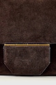 Τσάντα nubuck AllSaints URSA W321XC καφέ