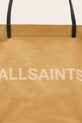 AllSaints geantă din bumbac SERAFINA W323XC bej