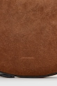 Велурена чанта AllSaints HALFMOON W334XC