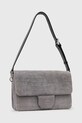 AllSaints geantă de piele ONDINE W353XC gri AW25