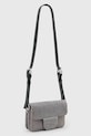Kožená kabelka AllSaints JUPITER W354XC šedá AW25