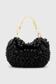 Шкіряна сумочка AllSaints MADEA лицьова шкіра чорний W380XC