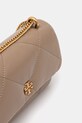 Tory Burch poșetă de piele Kira Diamond Quilt maro 154710.250