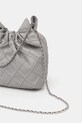 Akcesoria Tory Burch torebka skórzana Fleming 162451.021 szary