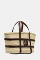 Tory Burch poșetă Ella Straw 169219.902 bej AW25