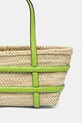 Accesorii Tory Burch poșeta din rafie Ella Straw 169396.300 bej