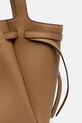 Tory Burch torebka skórzana Romy Tote beżowy 163388.227