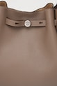 Tory Burch torebka skórzana Romy Tote beżowy 164866.253