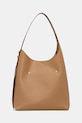 Accesorii Tory Burch geantă de piele Romy Hobo 170964.227 bej