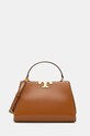 Tory Burch poșetă de piele Eleanor uni maro 137312.201