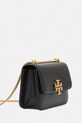 Tory Burch poșetă de piele Eleanor 166169.001 negru AW25