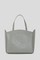 Кожаная сумочка Karl Lagerfeld K/CIRCLE кожа серый A3W30043
