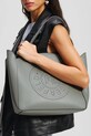 Karl Lagerfeld poșetă de piele A3W30043 gri AW25