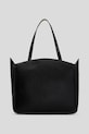 Шкіряна сумочка Karl Lagerfeld K/CIRCLE лицьова шкіра чорний A3W30043