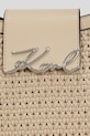 Кожаная сумочка Karl Lagerfeld K/SIGNATURE бежевый A3W30048