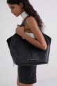 Karl Lagerfeld torebka skórzana A3W30080 czarny AW25