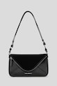 Шкіряна сумочка Karl Lagerfeld K/HARDWARE лицьова шкіра чорний A3W30083