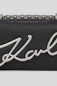 Аксесуари Шкіряна сумочка Karl Lagerfeld K/SIGNATURE A3W30138 чорний