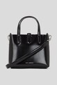 Kožená kabelka Karl Lagerfeld A3W30288 černá AW25