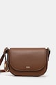 Δερμάτινη τσάντα BOSS NUMAH Saddle λείο δέρμα καφέ 50547756