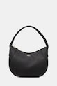 Kožená kabelka BOSS usňová koža čierna 50547946