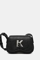 Karl Lagerfeld Jeans torebka nie mieści A4 czarny A3W30214