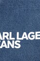 Karl Lagerfeld Jeans torebka bawełniana niebieski A3W50069