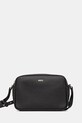 BOSS geantă de piele uni negru 50547733