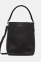 BOSS geantă de piele uni negru 50547744