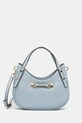 Τσάντα Guess LEFIA απομίμηση λείου δέρματος μπλε HWBG96.44050