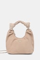 Guess geantă de mână din piele întoarsă ISOTTA uni bej HWSG96.60010