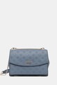 Τσάντα Guess PHOEBE λεπτό μοτίβο μπλε HWPD96.65210