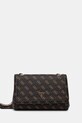 Guess torebka NOELLE aplikacja brązowy HWQG96.72210