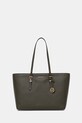 Δερμάτινη τσάντα MICHAEL Michael Kors QUINN λείο δέρμα πράσινο 30T5GQNT9L